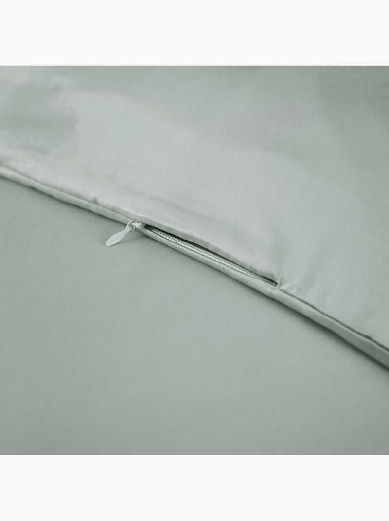Housse de couette bambou Vert d'eau - Kiabi