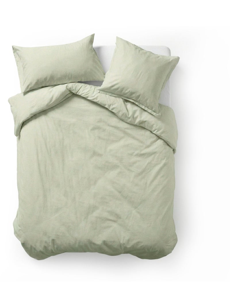 Housse de couette Basic "Happyfriday" Beige - Kiabi