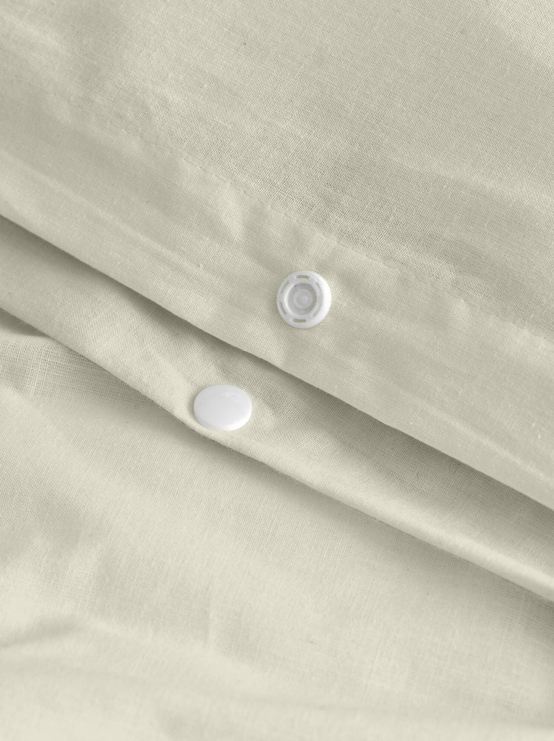 Housse de couette Basic "Happyfriday" Beige - Kiabi