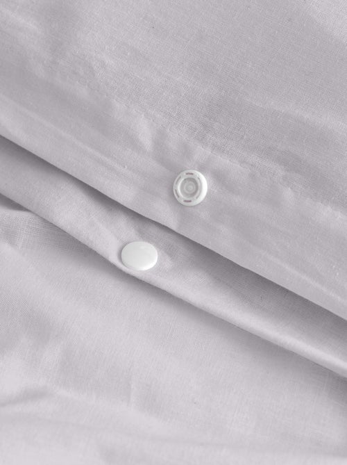 Housse de couette Basic "Happyfriday" - Kiabi