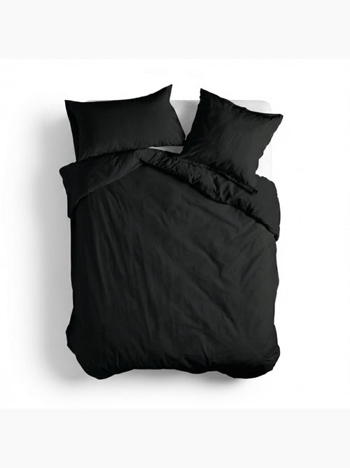Housse de couette Basic "Happyfriday" - Kiabi