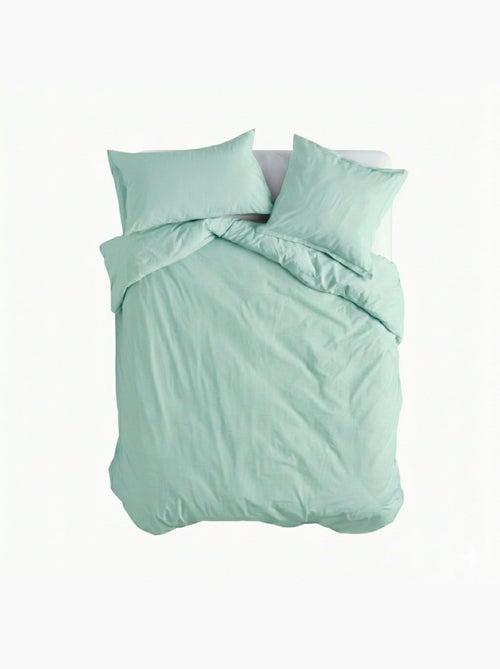 Housse de couette Basic "Happyfriday" - Kiabi