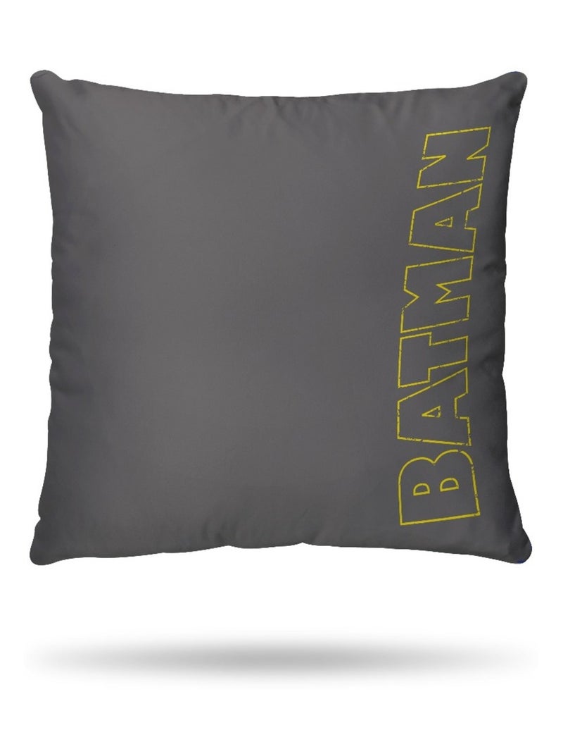 Housse de couette Batman DC Comics 140x200 cm et taie d'oreiller - 100% Coton Gris - Kiabi