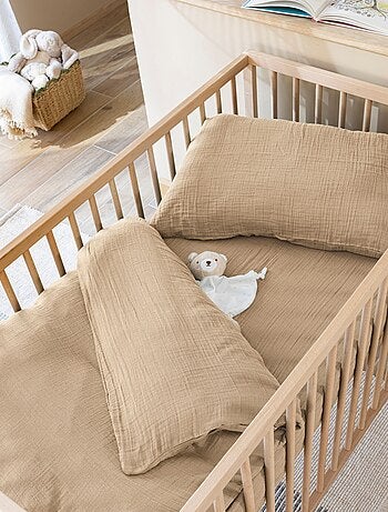 Housse de couette bébé gaze de coton NOA