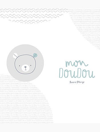 Housse de couette bebe grise 80 x 120 cm