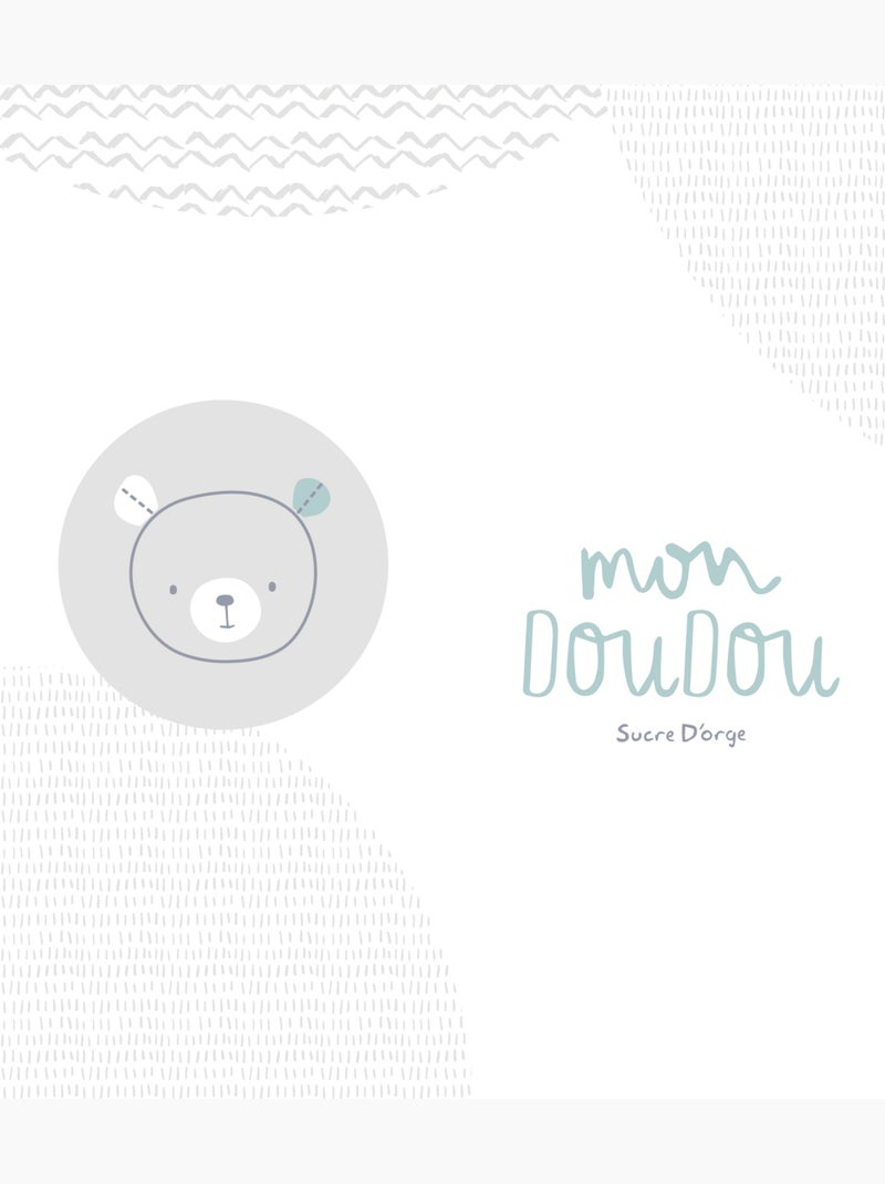 Housse de couette bebe grise 80 x 120 cm Blanc Gris - Kiabi