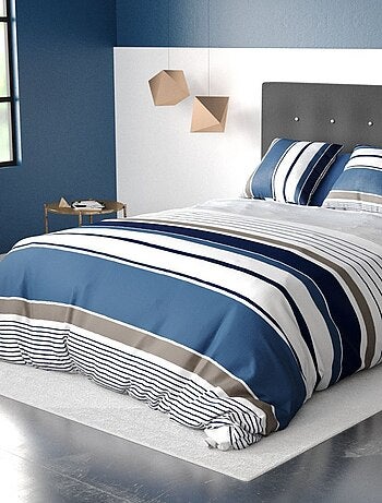 Housse de couette BELIZE + 2 taies coton 57 fils