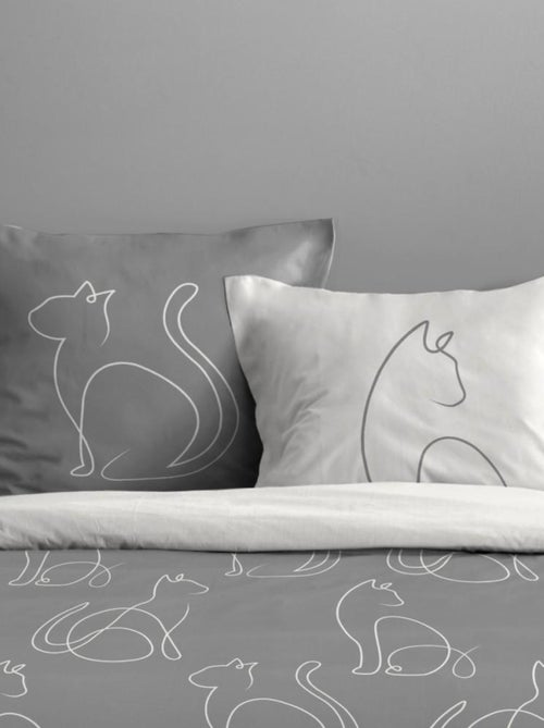 Housse de couette  BERLIOZ + taie(s) coton 57 fils - Kiabi