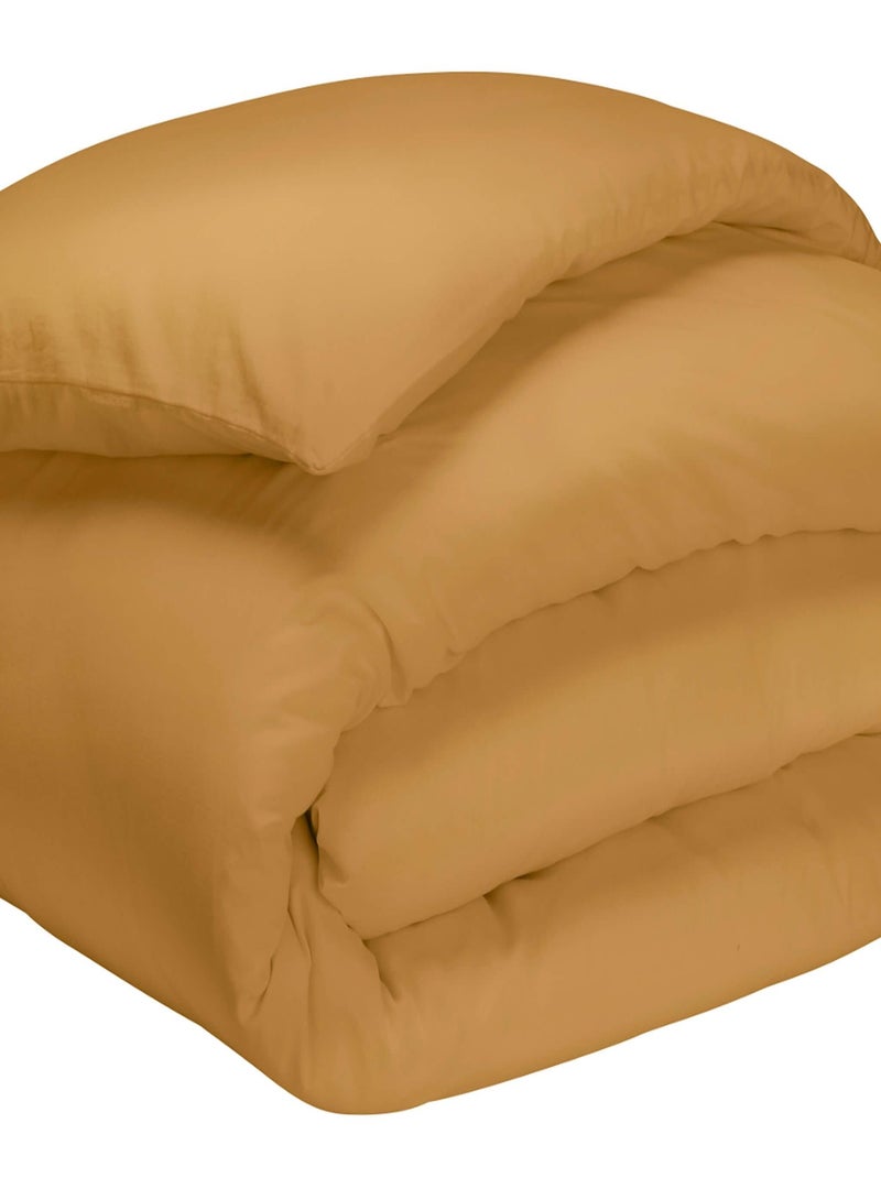 Housse de couette bio made in France Jaune - Kiabi