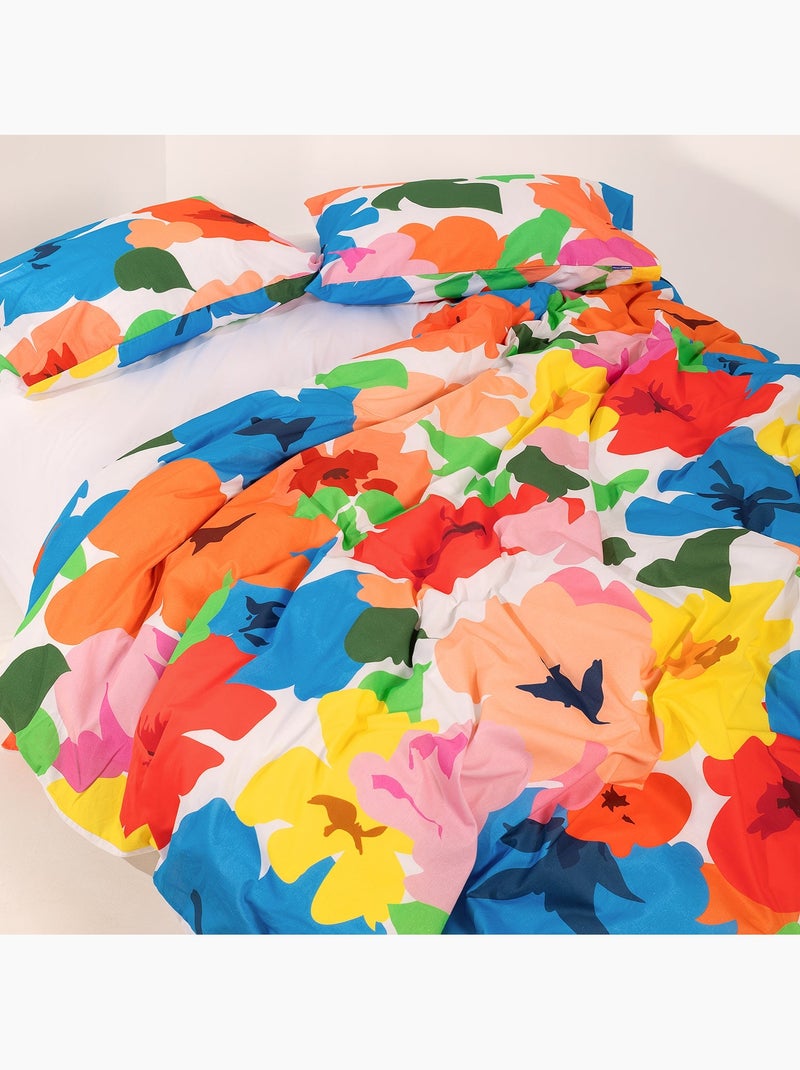 Housse de couette Bloom play "Happyfriday" Multicolore - Kiabi