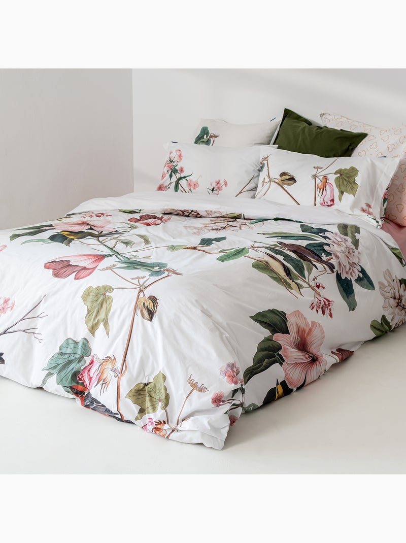 Housse de couette Blooming "Happyfriday" Blanc - Kiabi