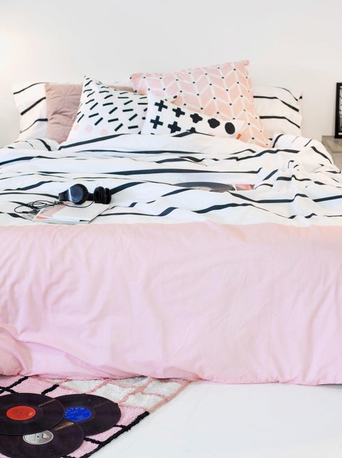 Housse de couette Blush "Happyfriday" - Kiabi Housse de couette Blush "Happyfriday" - Kiabi