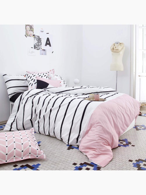 Housse de couette Blush "Happyfriday" - Kiabi Housse de couette Blush "Happyfriday" - Kiabi