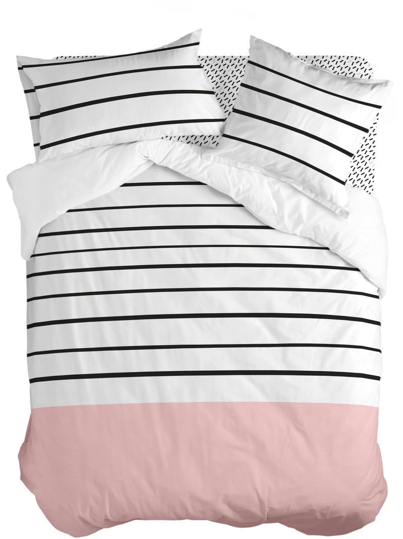 Housse de couette Blush "Happyfriday" Multicolore - Kiabi