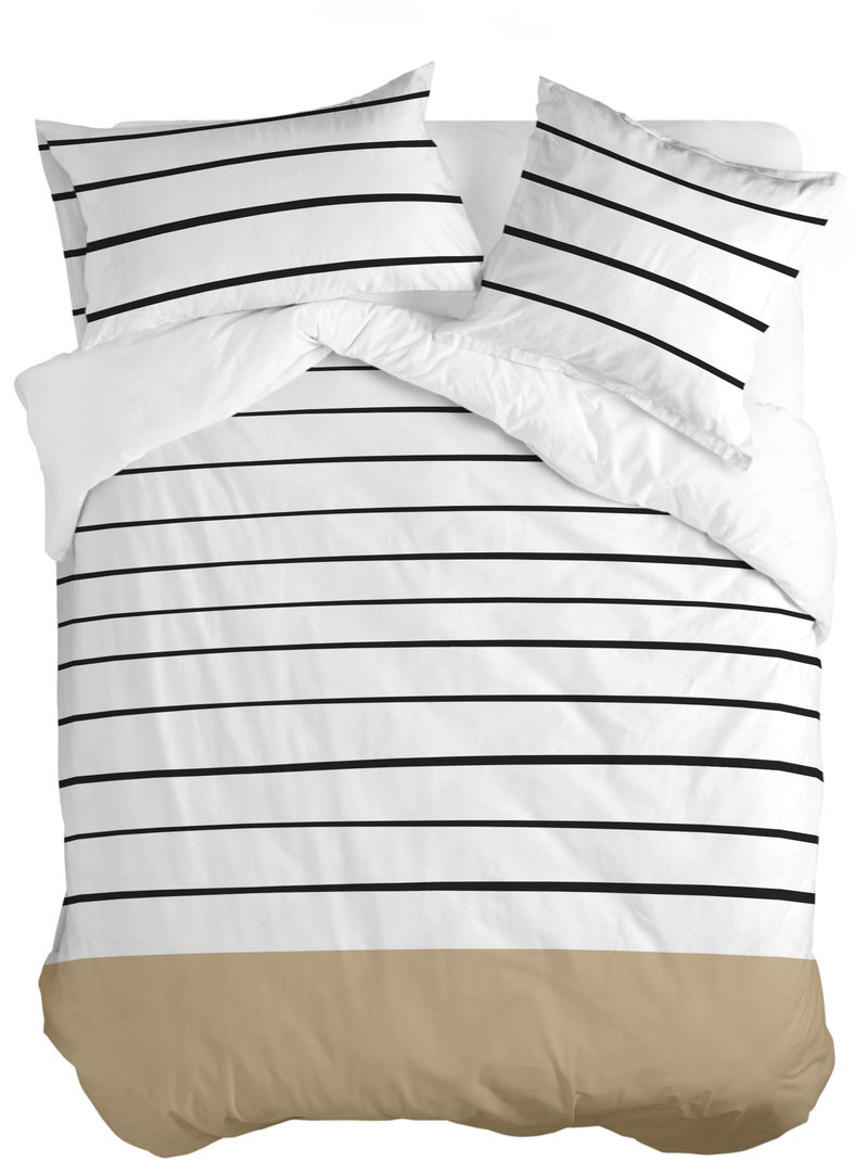 Housse de couette Blush sand "Happyfriday" Blanc - Kiabi