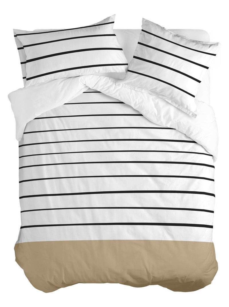 Housse de couette Blush sand "Happyfriday" Blanc - Kiabi