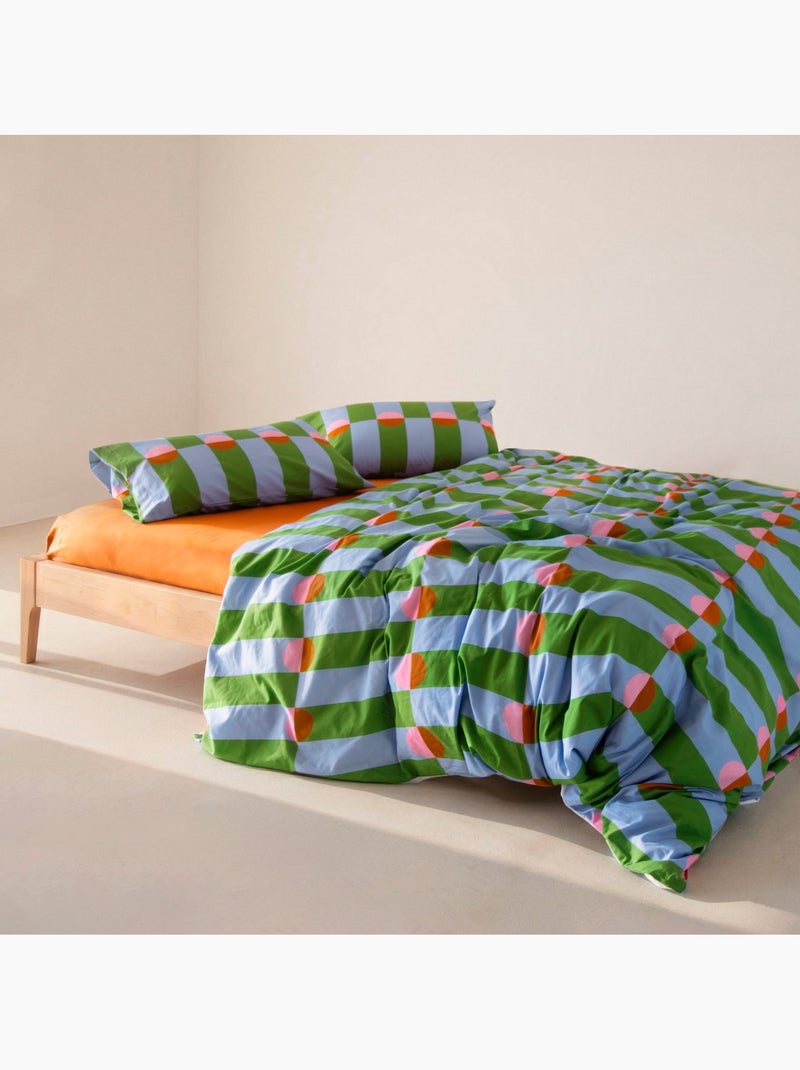 Housse de couette Boogie "Happyfriday" Multicolore - Kiabi