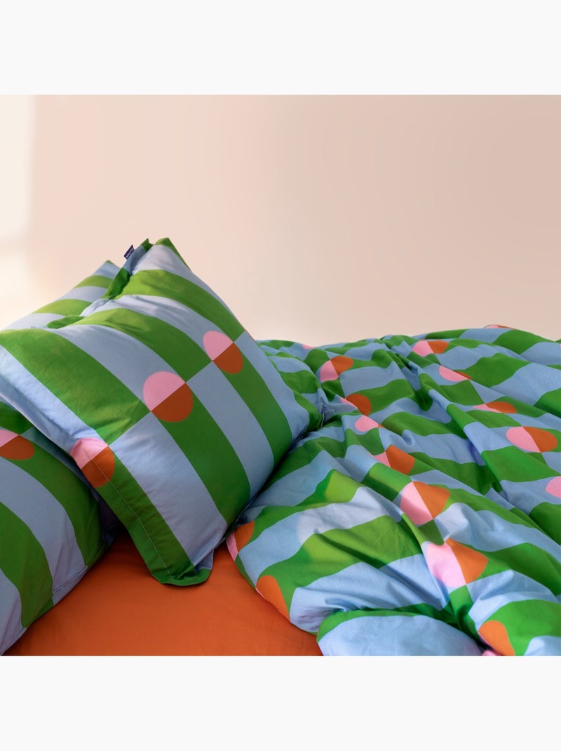Housse de couette Boogie "Happyfriday" Multicolore - Kiabi