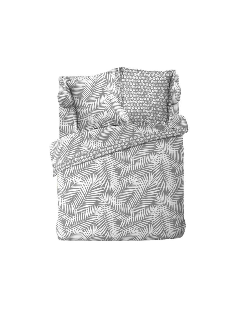 Housse de couette Botania Gris - Kiabi