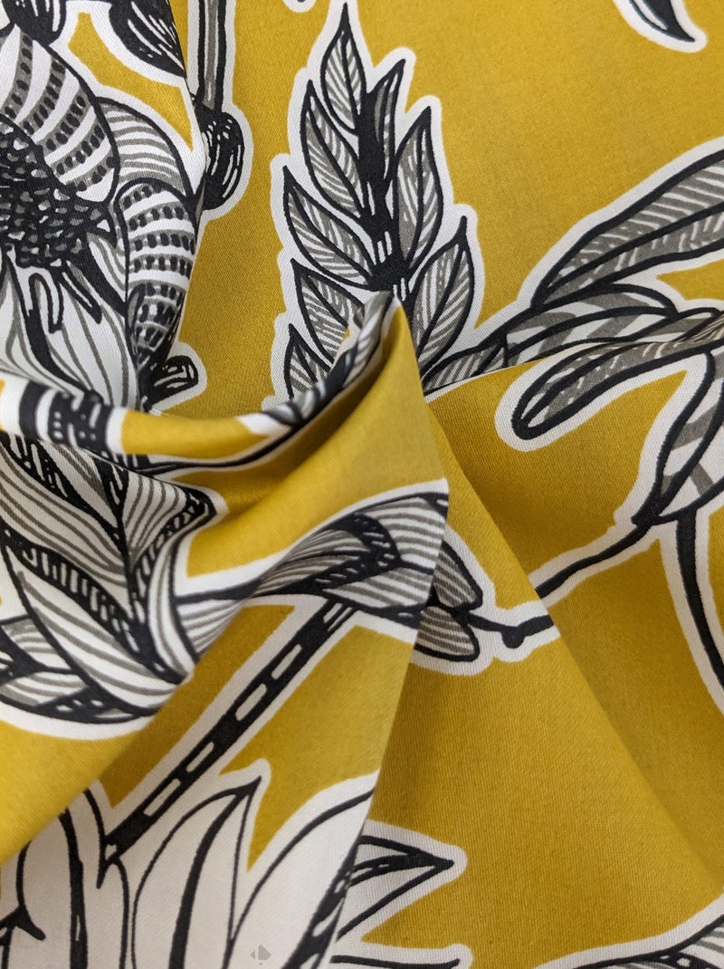 housse de couette BOTANIC Nuit Jaune - Kiabi