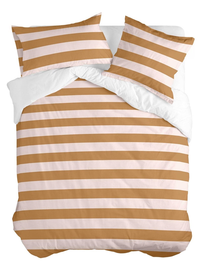 Housse de couette Breton "Happyfriday" Orange - Kiabi