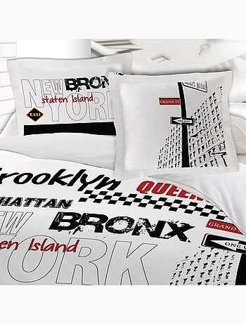 Housse de couette Cab + taies polycoton