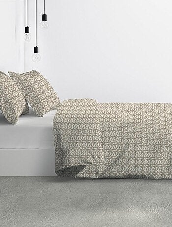 Housse de couette Carmel + taie(s) microfibre