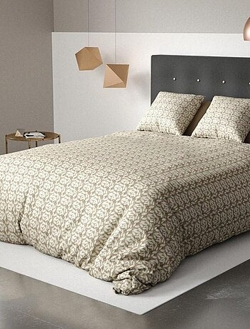 Housse de couette Carmel + taie(s) microfibre