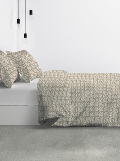 Housse de couette  Carmel + taie(s) microfibre - Kiabi