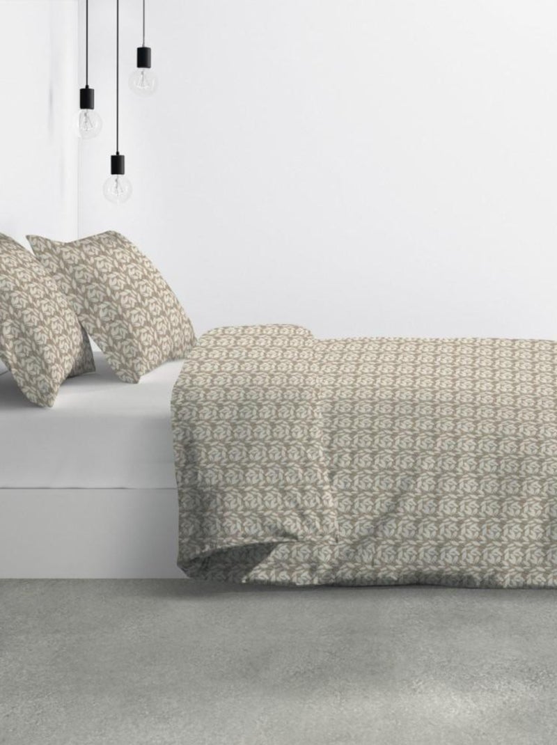 Housse de couette  Carmel + taie(s) microfibre Beige - Kiabi