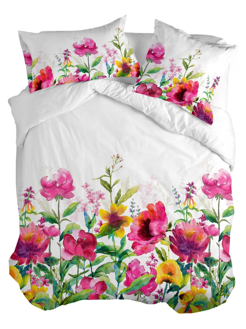 Housse de couette Cassia "Happyfriday" Blanc - Kiabi