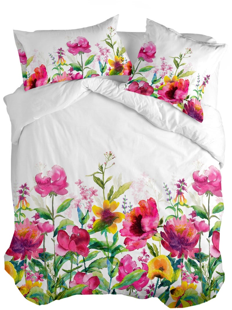 Housse de couette Cassia "Happyfriday" Multicolore - Kiabi