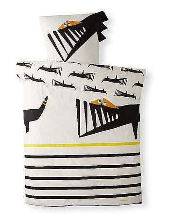 Housse de couette Catimini City 140x200 cm et taie d'oreiller - 100% Coton