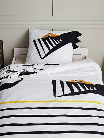 Housse de couette Catimini City 140x200 cm et taie d'oreiller - 100% Coton