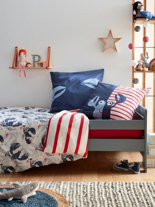 Housse de couette Catimini Cotier 140x200 cm et taie d'oreiller - 100% Coton - Kiabi
