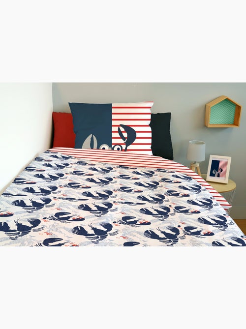 Housse de couette Catimini Cotier 140x200 cm et taie d'oreiller - 100% Coton - Kiabi
