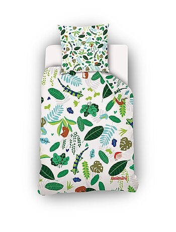 Housse de couette Catimini forêt coton