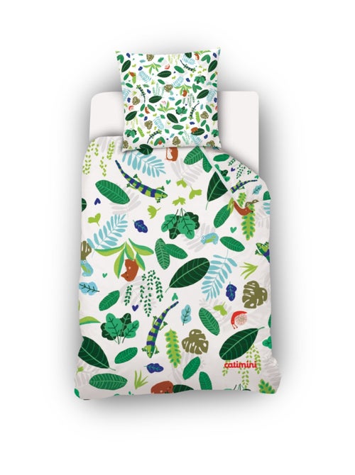 Housse de couette Catimini forêt coton - Kiabi