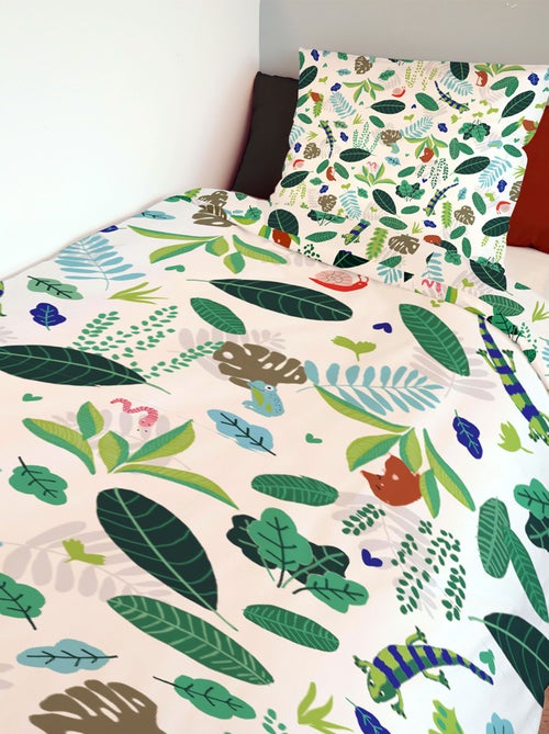 Housse de couette Catimini forêt coton - Kiabi