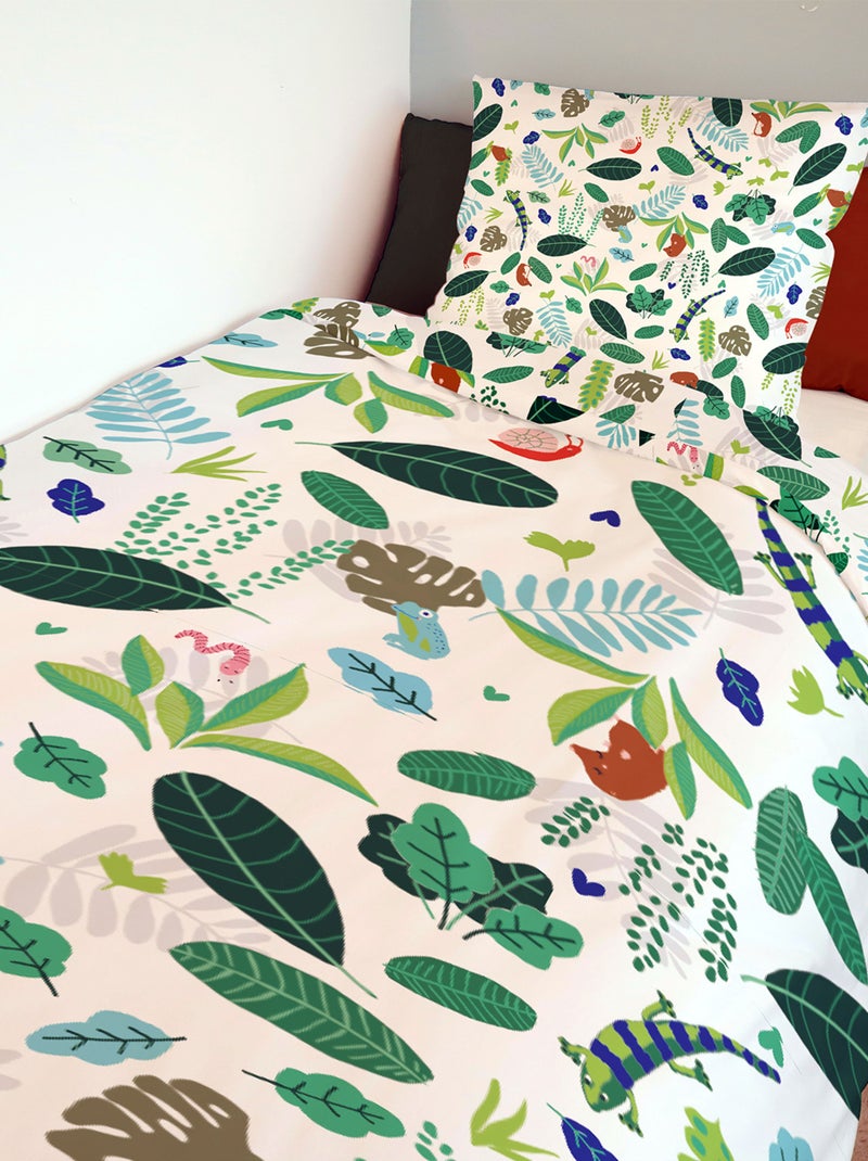 Housse de couette Catimini forêt coton Vert - Kiabi