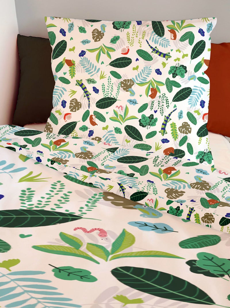 Housse de couette Catimini forêt coton Vert - Kiabi