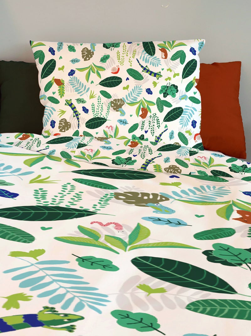 Housse de couette Catimini forêt coton Vert - Kiabi