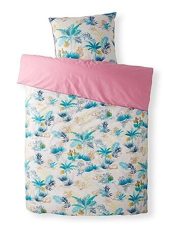 Housse de couette Catimini Oasis 140x200 cm et taie d'oreiller - 100% Coton