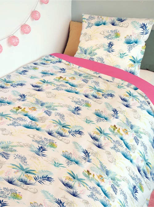 Housse de couette Catimini Oasis 140x200 cm et taie d'oreiller - 100% Coton - Kiabi