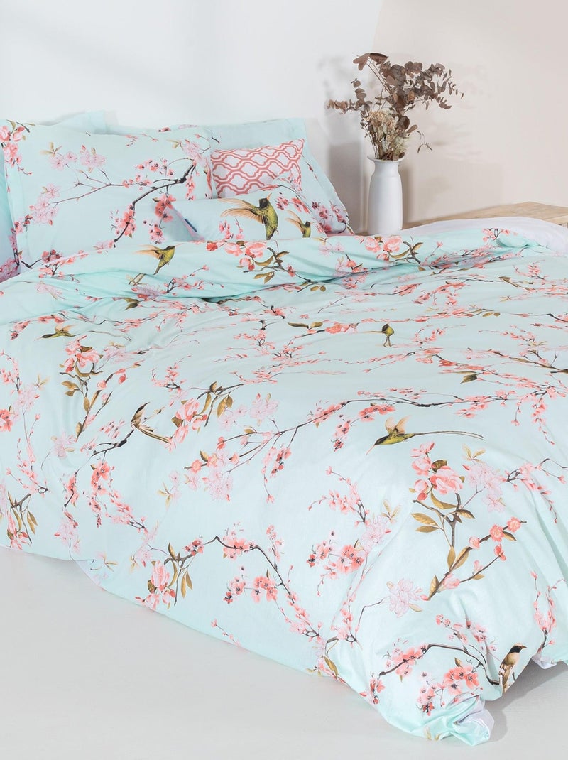 Housse de couette Chinoiserie "Happyfriday" Blanc - Kiabi