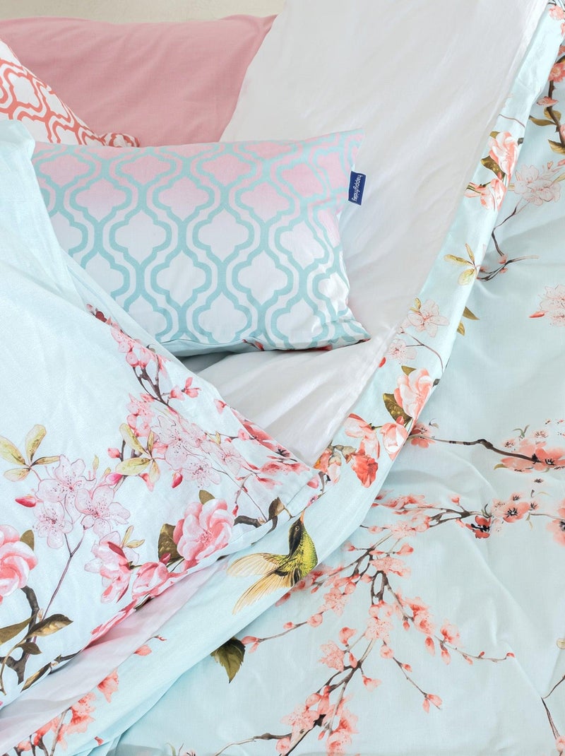 Housse de couette Chinoiserie "Happyfriday" Blanc - Kiabi