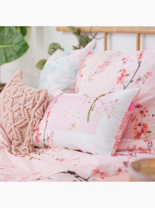 Housse de couette Chinoiserie rose "Happyfriday" - Kiabi