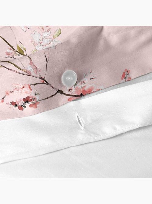 Housse de couette Chinoiserie rose "Happyfriday" - Kiabi