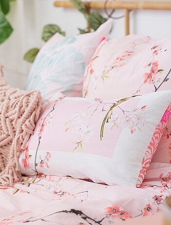 Housse de couette Chinoiserie rose "Happyfriday