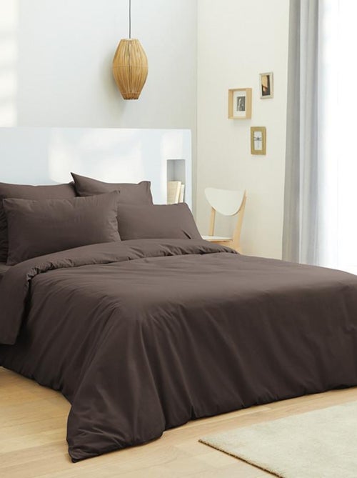 Housse De Couette Choco 260 X 240 Cm / 100% Coton / 57 Fils/cm² Pour Lit 2 Places "king Size" - Kiabi